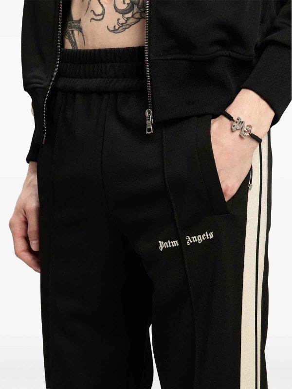 The Best Shops Palm Angels: トラックスーツ ボトムス - 黒
