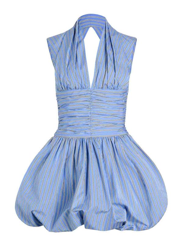 PATOU: ショートドレス - ショートドレス - ブルー