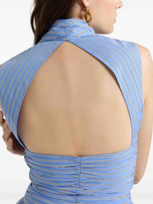 ショートドレス - ブルー shop online: PATOU