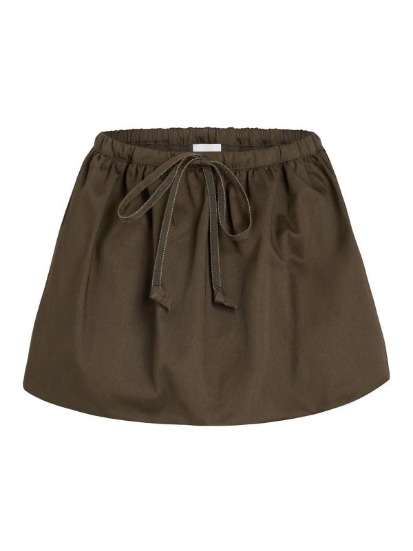PATOU: ミニスカート - ミニスカート - ブラウン