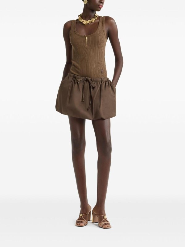 PATOU: ミニスカート online - ミニスカート - ブラウン