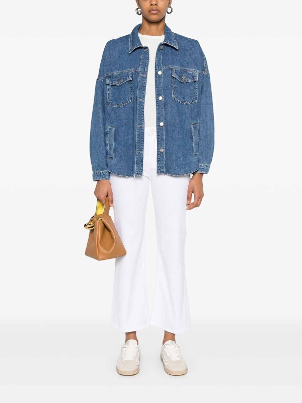 Pinko: Jeans évasés online - Jean Bootcut - Blanc