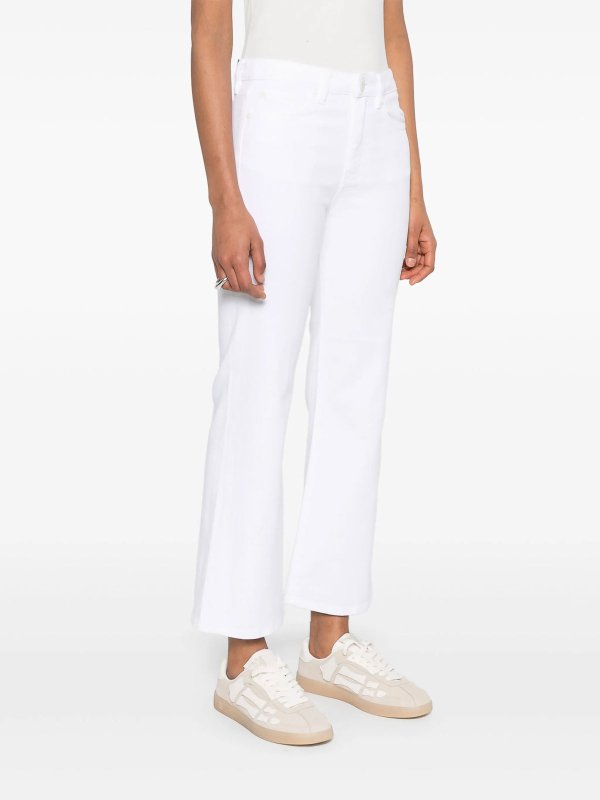 The Best Shops Pinko: Jeans évasés - Jean Bootcut - Blanc