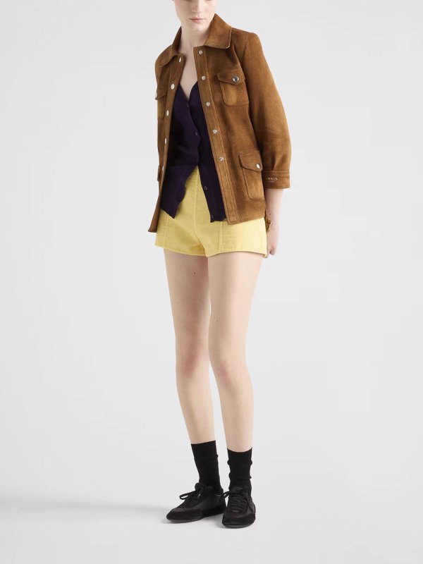 PRADA: Trousers Shorts online - Double Cotton Shorts