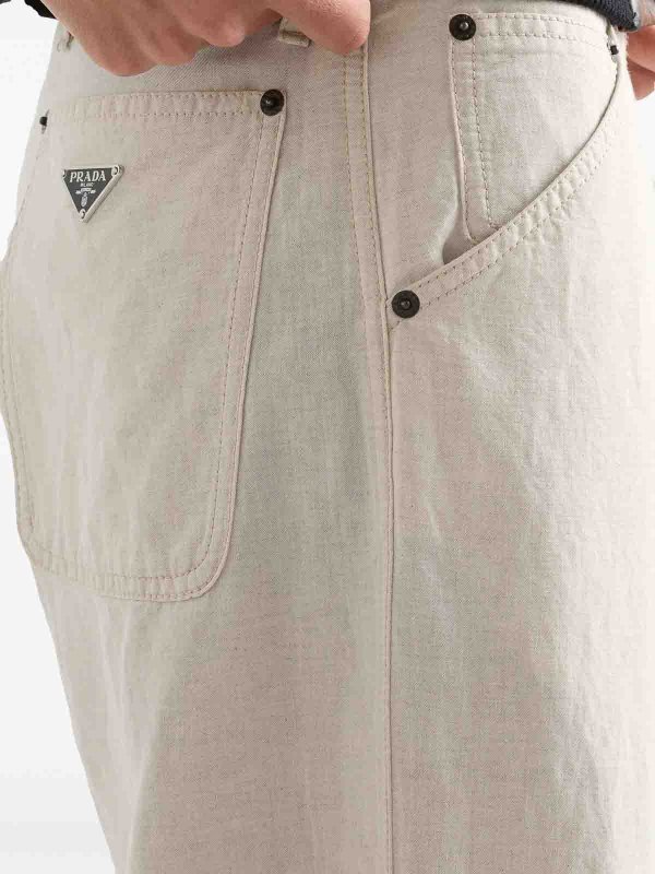 PRADA buy online Chambray Pants