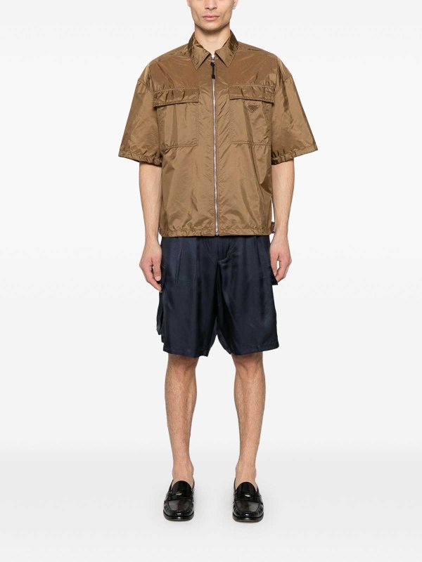 PRADA: Trousers Shorts online - Silk Cargo Shorts