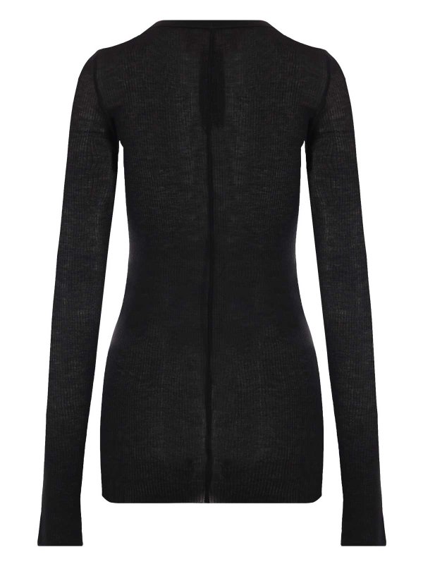 RICK OWENS: t-shirts online - Ribbed T-Shirt