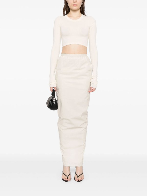 RICK OWENS: Long skirts online - Pillar Long Skirt