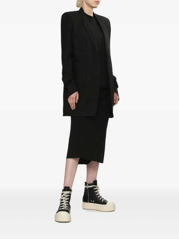 RICK OWENS: ニーレングススカート＆ミディ丈 online - 膝丈/ミディスカート - 黒