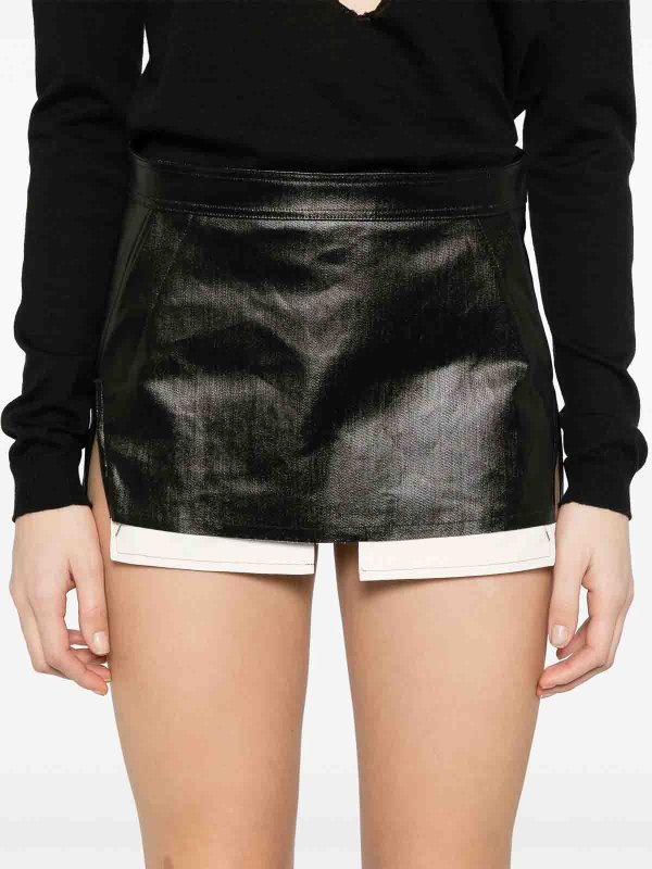 RICK OWENS buy online ミニスカート - 黒