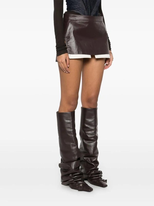 The Best Shops RICK OWENS: mini skirts - Fog Cutoff Mini Skirt