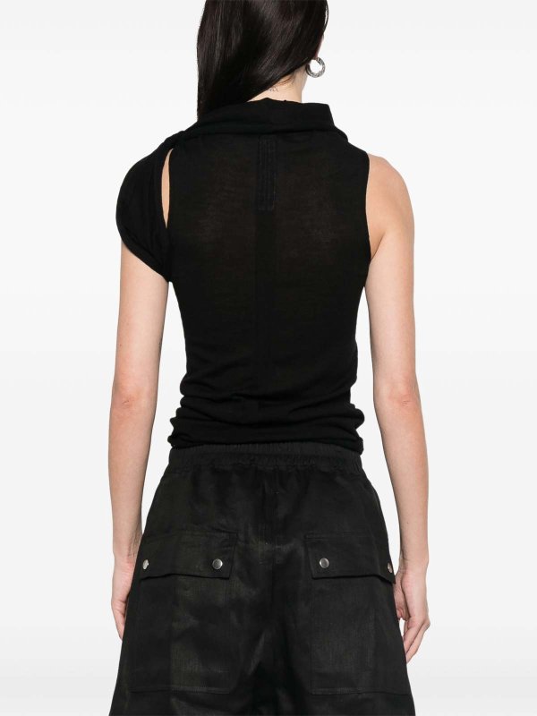 Twist-Detail Top shop online: RICK OWENS