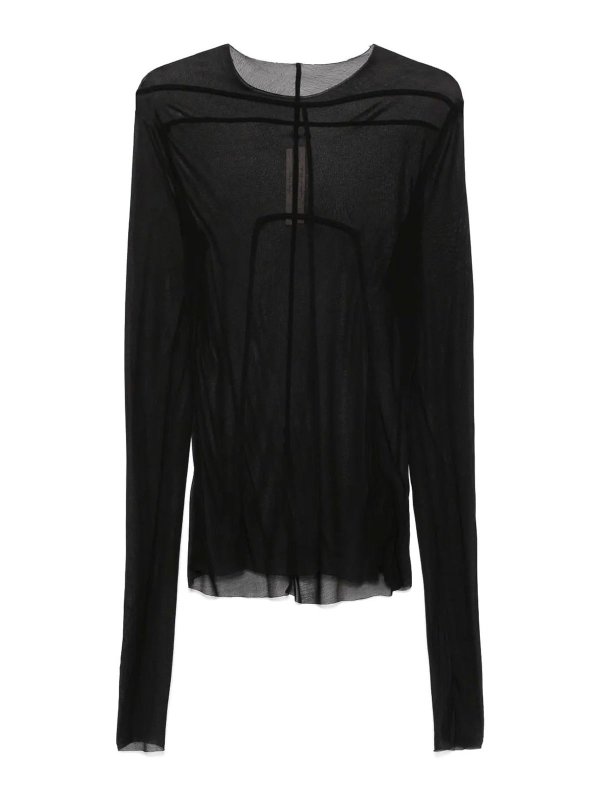 RICK OWENS: T-shirts - T-Shirt - Schwarz