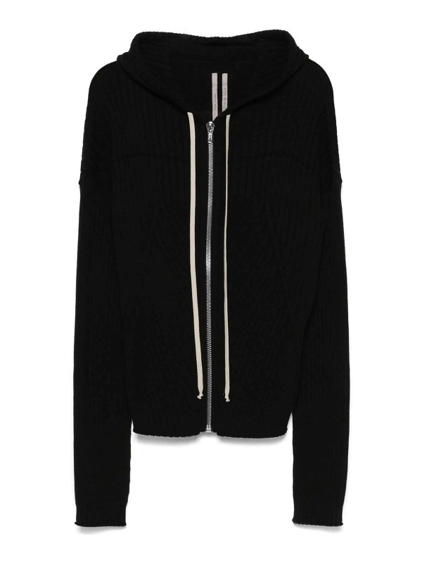 RICK OWENS: Sweatshirts & Sweaters - Zip-Up Hoodie