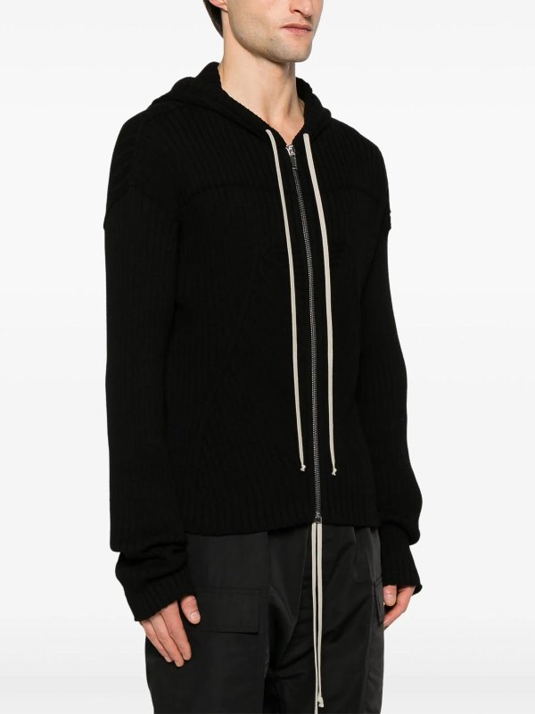 The Best Shops RICK OWENS: Sweatshirts & Sweaters - Zip-Up Hoodie