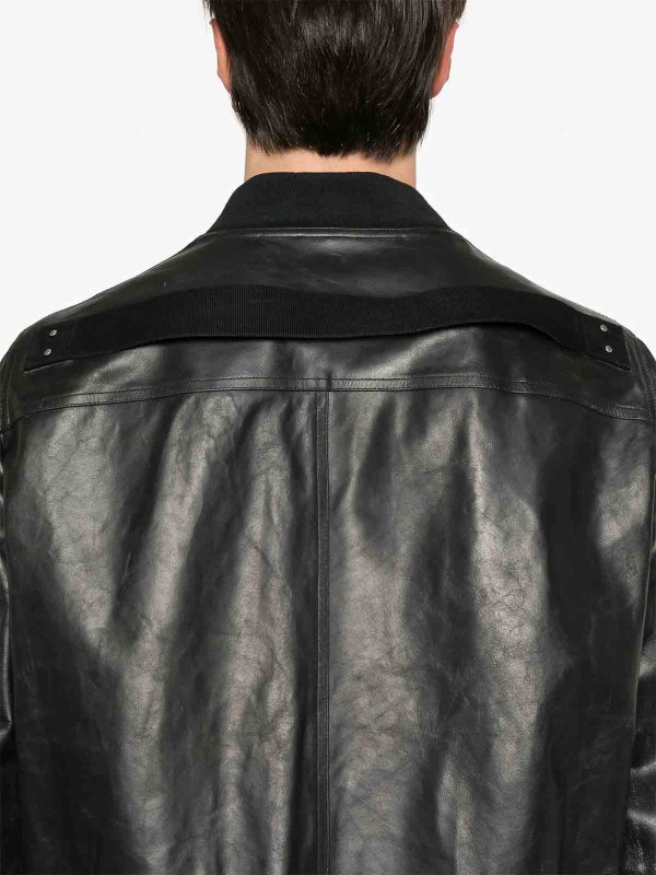 RICK OWENS buy online Classic Flight Leather Jacket