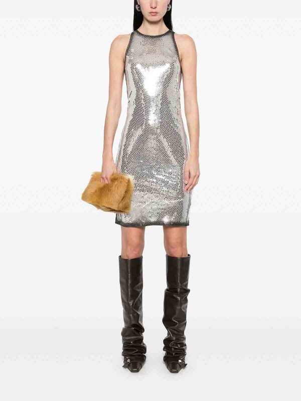 The Attico: カクテルドレス online - ショートドレス - 銀