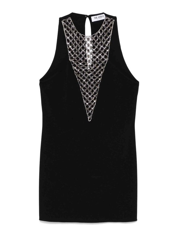 The Attico: Robe de cocktail - Robe Courte - Noir