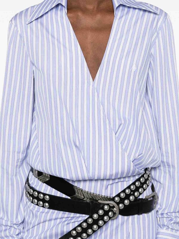 The Attico buy online Striped Mini Dress