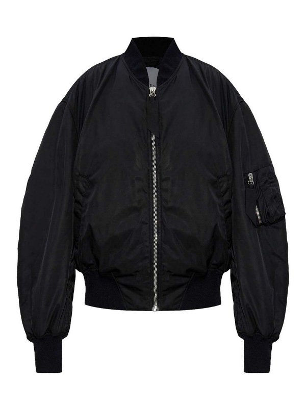 The Attico: Chaquetas Bomber - Chaqueta Bomber - Negro