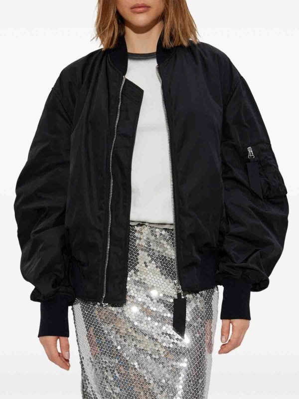 The Best Shops The Attico: Chaquetas Bomber - Chaqueta Bomber - Negro