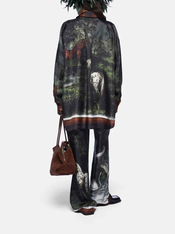 The Best Shops The Attico: Camisas - Camisa - Gris