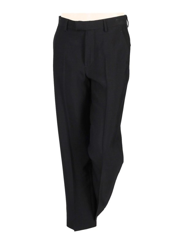 ANN DEMEULEMEESTER: Pantalons casual - Pantalons Décontractés - Noir