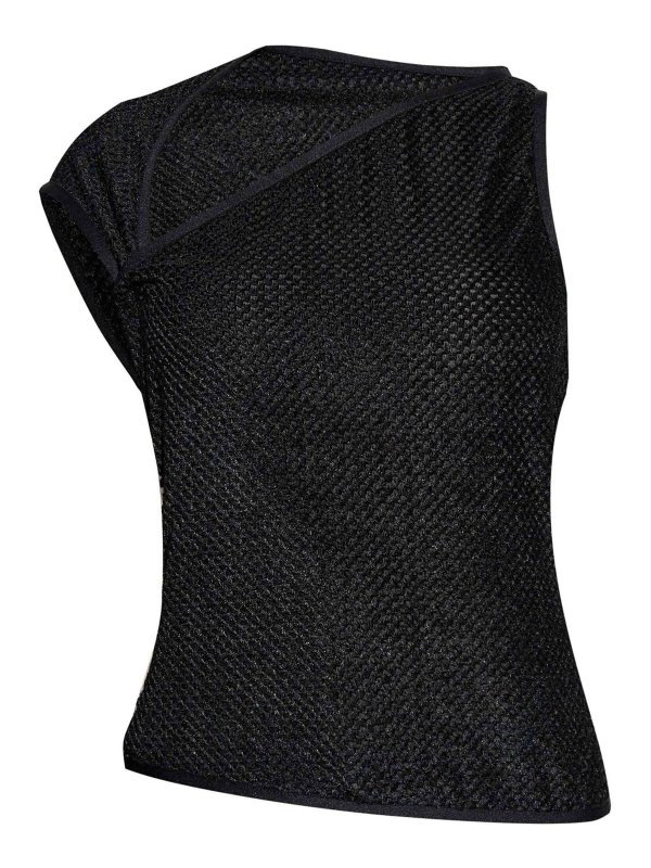 Y-3: Tops & Tank tops - Waffle Warp Top