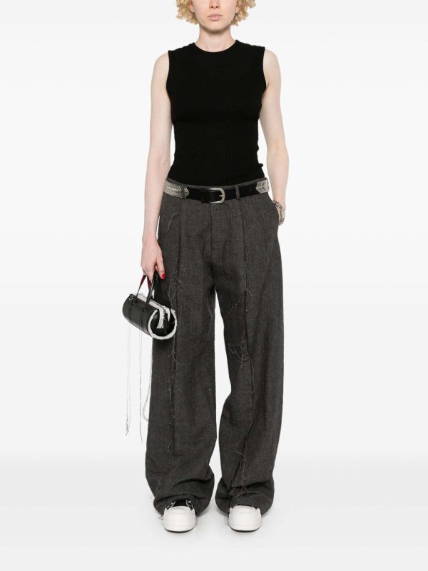 AGOLDE: Tops y camisetas sin mangas online - Top - Negro