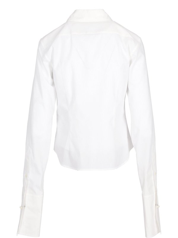 Kareena Fitted Shirt With Cufflinks Popeline shop online: ANN DEMEULEMEESTER