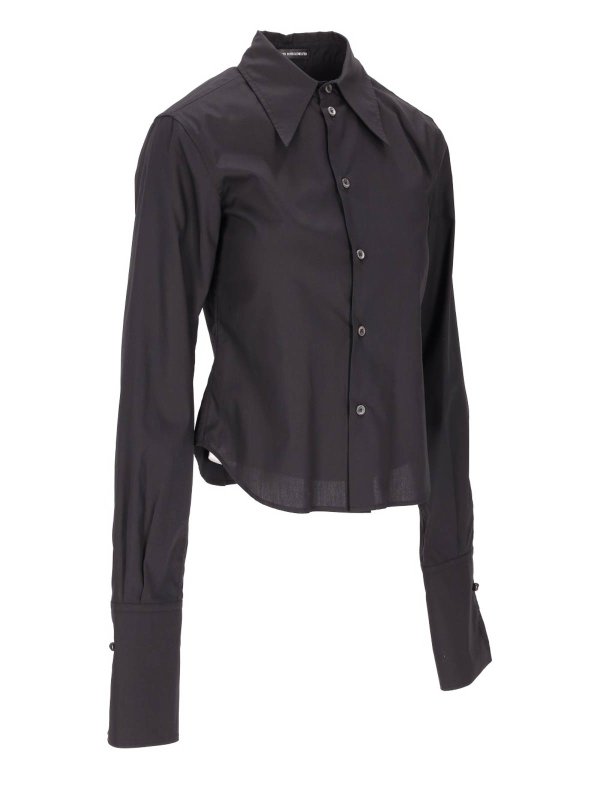 The Best Shops ANN DEMEULEMEESTER: シャツ - シャツ - 黒