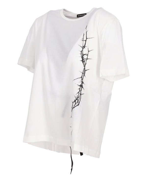 ANN DEMEULEMEESTER: t-shirts online - Fanie Standard Fit T-Shirt  Print Brushed
