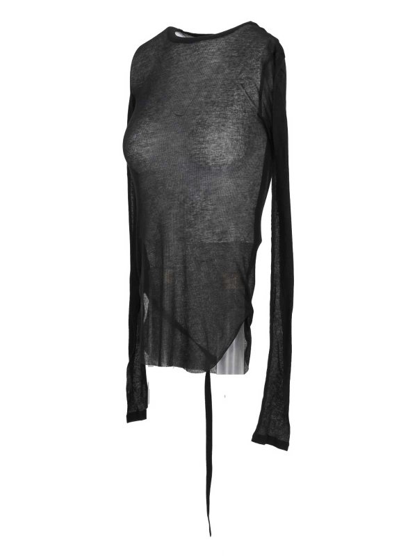 ANN DEMEULEMEESTER: Tops y camisetas sin mangas online - Top - Negro