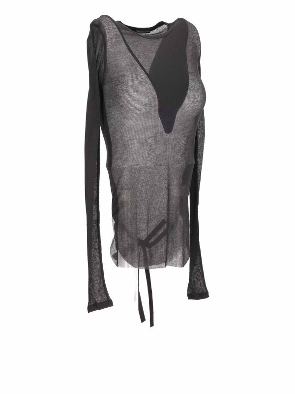 The Best Shops ANN DEMEULEMEESTER: Tops y camisetas sin mangas - Top - Negro