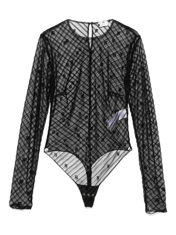 ELISABETTA FRANCHI: トップス＆タンクトップ - トップ/タンクトップ - 黒