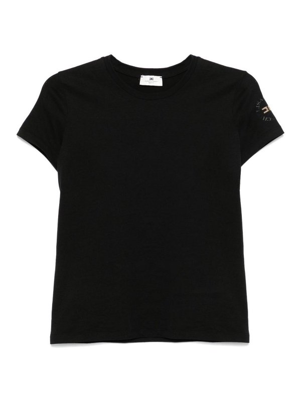 ELISABETTA FRANCHI: T-shirts - T-Shirt - Noir