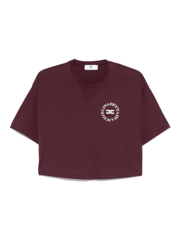 ELISABETTA FRANCHI: Camisetas - Camiseta - Negro