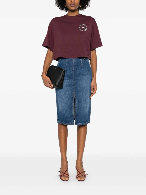 ELISABETTA FRANCHI: Camisetas online - Camiseta - Negro