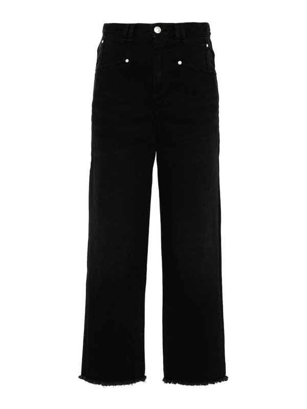ISABEL MARANT: ブーツカットジーンズ - ブーツカットジーンズ - 黒