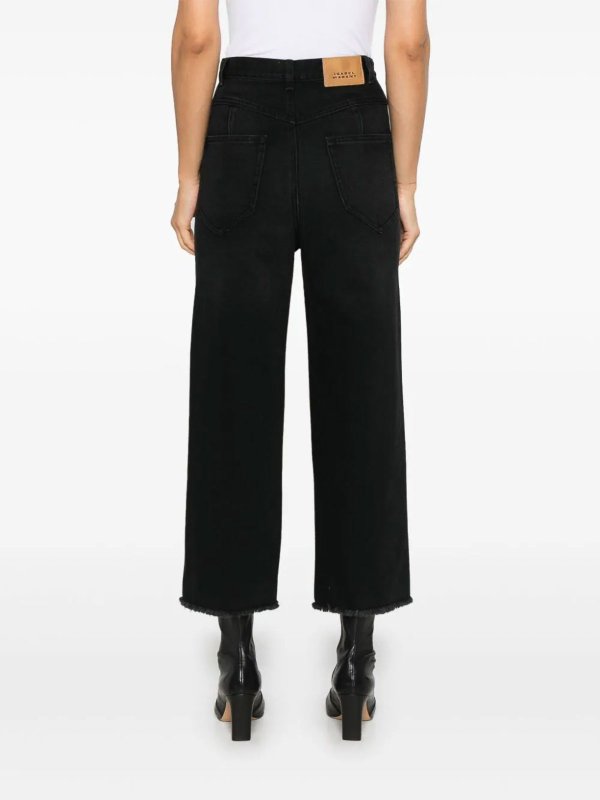 ブーツカットジーンズ - 黒 shop online: ISABEL MARANT