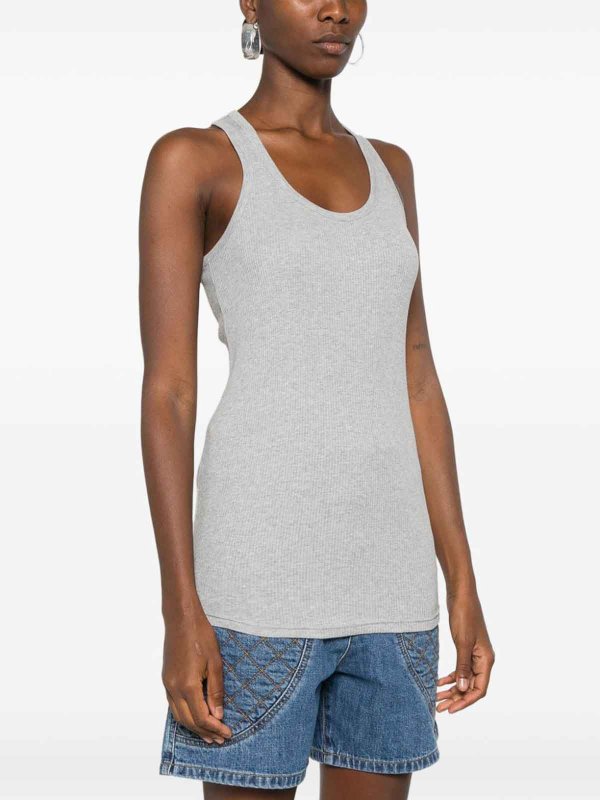 ISABEL MARANT: Tops & Tank tops online - Tysha Ribbed Tank Top