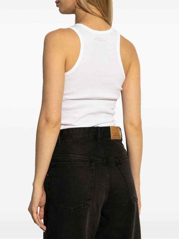 トップ/タンクトップ - 白 shop online: ISABEL MARANT