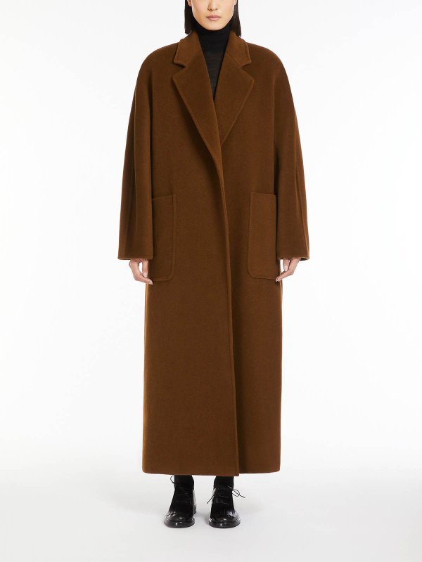 The Best Shops Max Mara: short coats - Attuale Camel Colour Robe Coat
