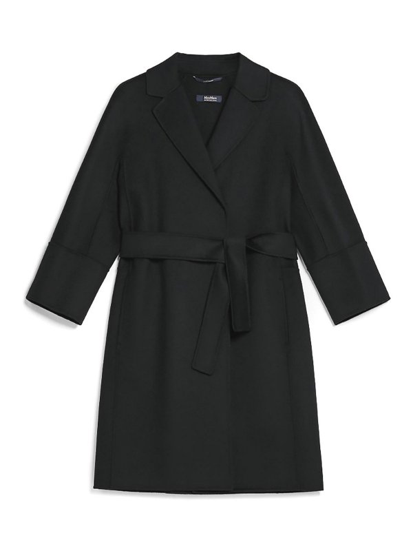 Max Mara: short coats - Arona Double-Faced Short Wool Coat