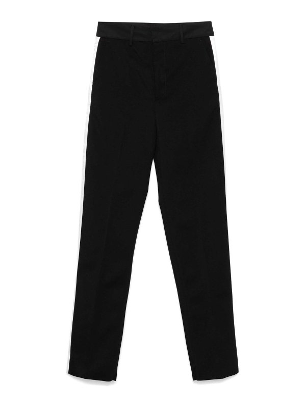 MERYLL ROGGE: Pantalons casual - Pantalons Décontractés - Noir