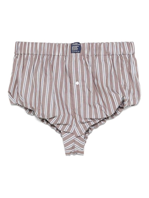 MERYLL ROGGE: Trousers Shorts - Striped Shorts