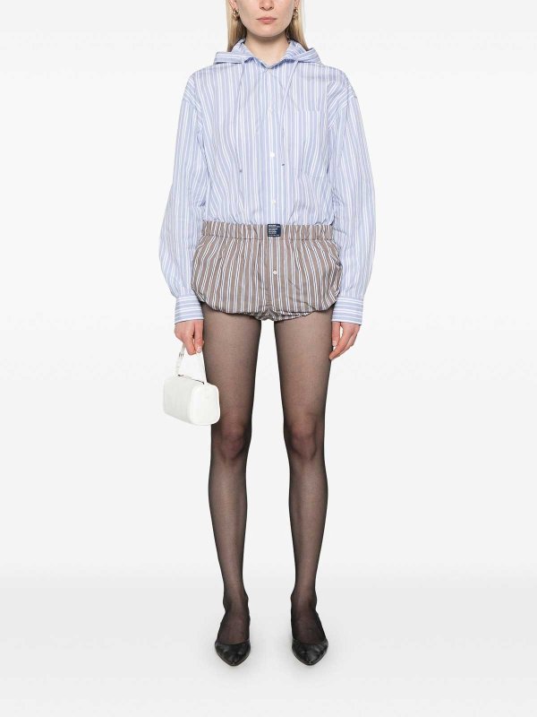 MERYLL ROGGE: Trousers Shorts online - Striped Shorts