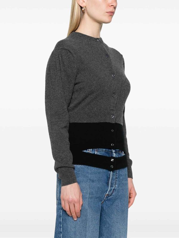 The Best Shops MERYLL ROGGE: cardigans - Cashmere Puff Sleeve Cardigan