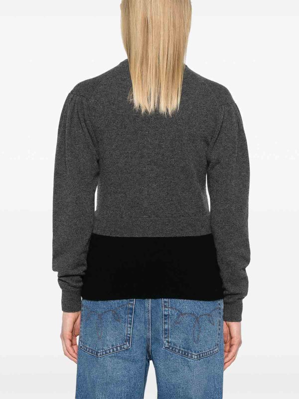 Cashmere Puff Sleeve Cardigan shop online: MERYLL ROGGE