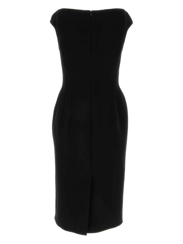 MIU MIU: knee length dresses online - Virgin Wool Midi Dress
